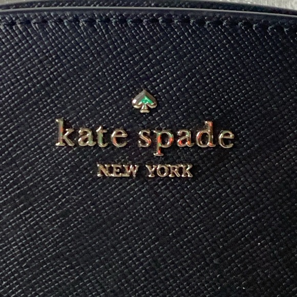 Kate Spade Black Leather Small Dome Crossbody NWOT - Picture 6 of 7